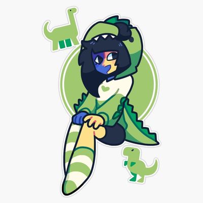 Enasaur Sticker Decal Size 5"