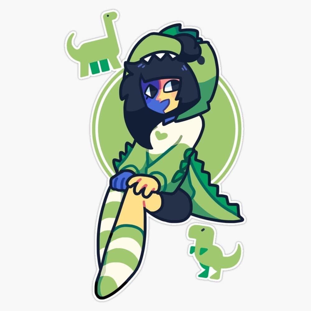 Enasaur Sticker Decal Size 5"