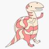 Candy Velociraptor Sticker Decal Size 5" view 1