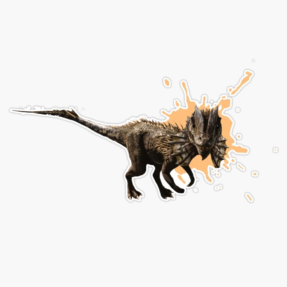 Dilophosaur Sticker Decal Size 5"