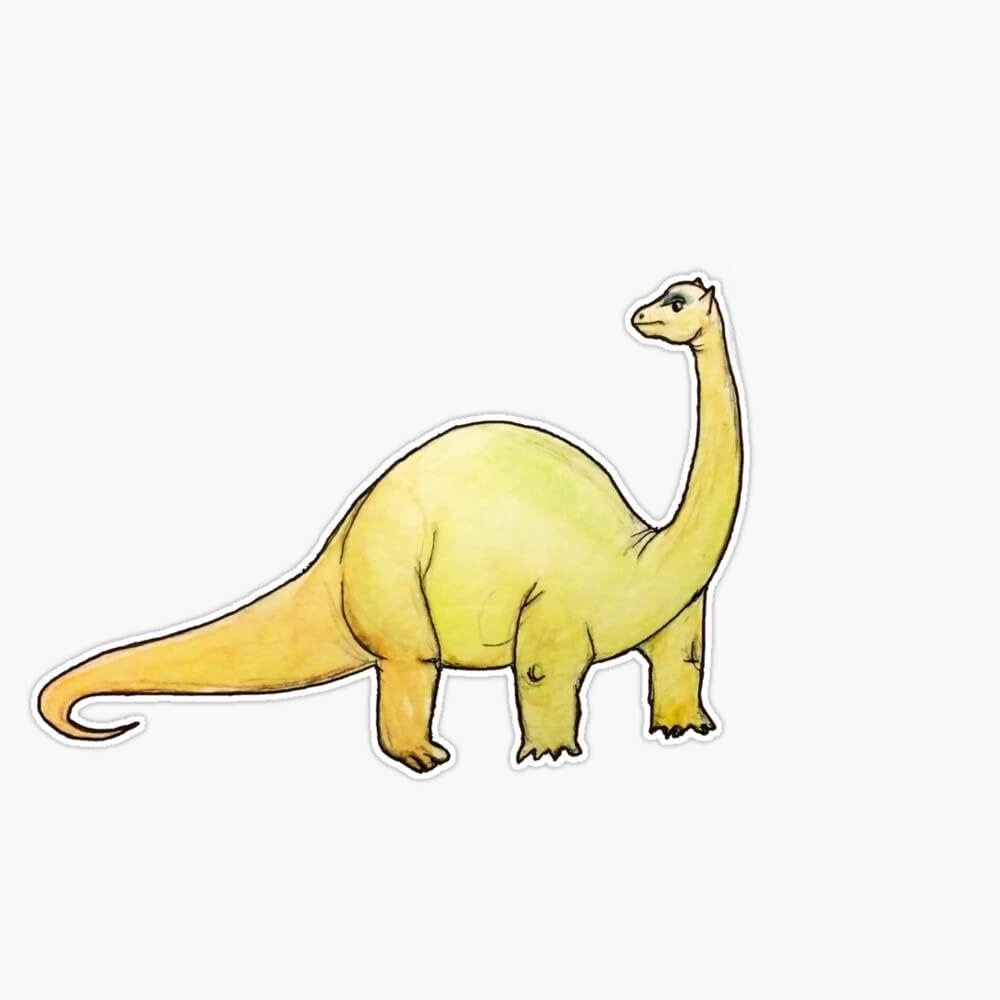 Vulcanodon, Logicalsaurus Sticker Decal Size 5"