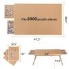 Puzzle Board 2000 Pieces, 41.3"x 27.9" Jigsaw Puzzle Table with 4 Drawers and Cover,Portable Board GameTable with Folding Legs for Adults and Teens view 3