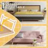 Puzzle Board 2000 Pieces, 41.3"x 27.9" Jigsaw Puzzle Table with 4 Drawers and Cover,Portable Board GameTable with Folding Legs for Adults and Teens view 4