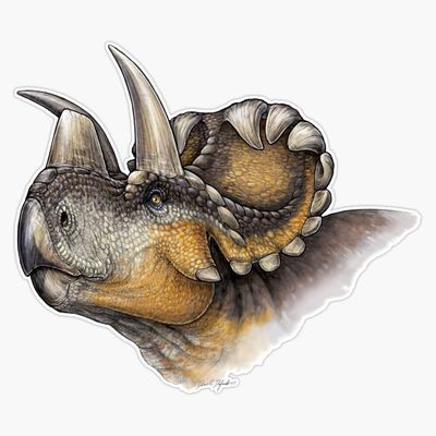 Wendiceratops Sticker Decal Size 5"