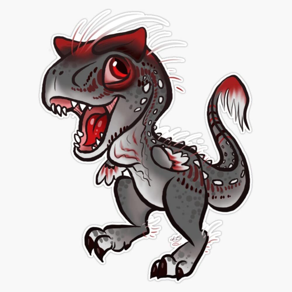 Carnotaurus Sticker Decal Size 5"