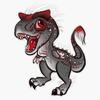 Carnotaurus Sticker Decal Size 5" view 1