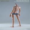 1/6 Scale Male Body,JIAOU Doll 12inch Super Flexible Male Seamless Long Legs Muscle Action Figure Body Collectible (JOK-17A-BS Suntan Skin) view 2