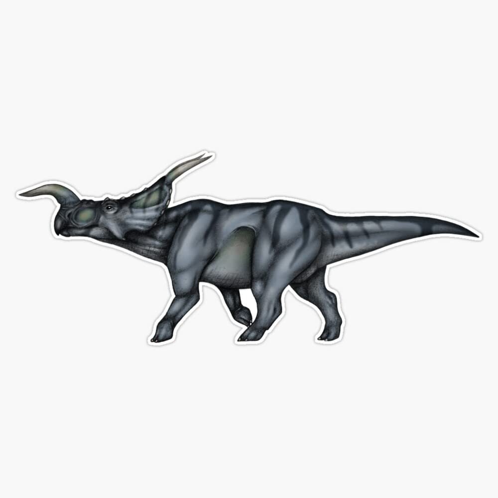 Einiosaurus Male Sticker Decal Size 5"