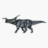 Einiosaurus Male Sticker Decal Size 5" view 1