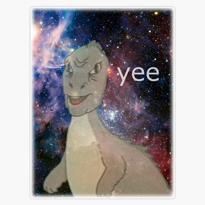 Cosmic Yee Sticker Decal Size 5"