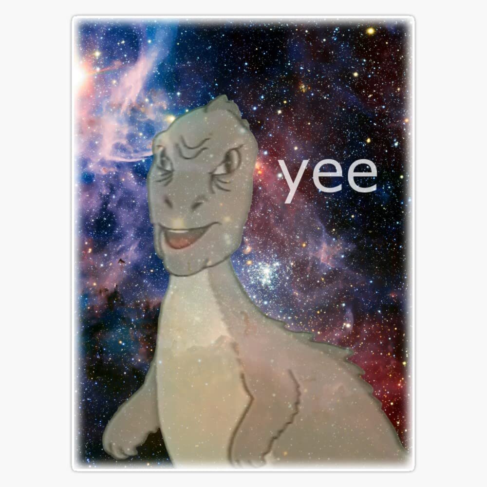 Cosmic Yee Sticker Decal Size 5"
