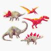 Geo-Saurs Sticker Decal Size 5" view 1