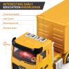 Kids Construction Toys, Construction Truck Toys Set w/Crane, Excavator, Forklift,Bulldozer,Dump Trucks,Cement Truck,Road Roller, Alloy Construction Vehicle Toys for 3 4 5 6 7 Years Old Boys Gifts view 3