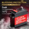 Miuzei 2Pcs 25KG High Torque RC Servo, Waterproof Servo Motor Compatible with 1/8, 1/10 RC Car, Full Metal Gear Steering Servo with 25T Servo Horn270 view 4