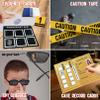 UNGLINGA Kids Spy Kit Detective Fingerprint Toys Gifts for 4 5 6 7 8 9 10 Years Old Boys Girls, Science Experiments Learning Educational Fingerprint Kit with Spy Glasses Detective Tools view 4