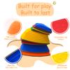 Balance Stepping Stones for Kids Ages 3 and Up - 12 Durable Stepping Stones Encourage Toddler Balance & Gross Motor Skills with Non-Slip Surface for Indoor Obstacle Courses Outdoor Toys Play view 4