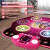 Dance Mat Toys for 3-12 Year Old Kids,Electronic Dance Pad with Light-up 6-Button & Wireless Bluetooth, 5 Game Modes Princess Dancing Mat, Birthday Xmas Gifts for 3 4 5 6 7 8 9 10+ Year Old Girls view 3