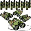 Deekin 16 Toy Binoculars with Neck String Learning Novelty Binocular Bulk Jungle Safari Hunting Party Favor for Explorer Gifts Bird Watching Camping Hunting, 4.3 x 4.1 Inch(Camouflage) view 1