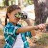 Deekin 16 Toy Binoculars with Neck String Learning Novelty Binocular Bulk Jungle Safari Hunting Party Favor for Explorer Gifts Bird Watching Camping Hunting, 4.3 x 4.1 Inch(Camouflage) view 4
