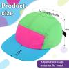 Cindeer 2 Pcs 80s 90s Neon Fanny Pack Hat for Women Neon Hat Retro Fanny Pack for 80s 90s Party Holiday Outfit(Green) view 2