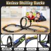 Slot-Car-Race-Track-Sets for Boys Kids, Battery or Electric Race Car Track with 4 High-Speed Slot Cars, Dual Racing Game 2 Hand Controllers Circular Overpass Track, Toys Gifts for 6-8 8-12 Boys Girls view 4