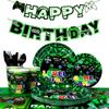 16 Guests Video Game Birthday Party Tableware, Video Game Plates and Napkins Party Supplies Includes Video Games Party Plates Cups Table Cloth Banner etc Gaming Birthday Party Decorations Supplies view 1