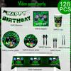 16 Guests Video Game Birthday Party Tableware, Video Game Plates and Napkins Party Supplies Includes Video Games Party Plates Cups Table Cloth Banner etc Gaming Birthday Party Decorations Supplies view 2