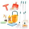Joyfia Kids Cleaning Set 12 Piece, Toy Cleaning Set Includes Broom, Dustpan, Mop, Brush, Spray, Scraper, Bucket, Sponge and More, Pretend Play Housekeeping Kit for Toddlers Aged 3+ view 1