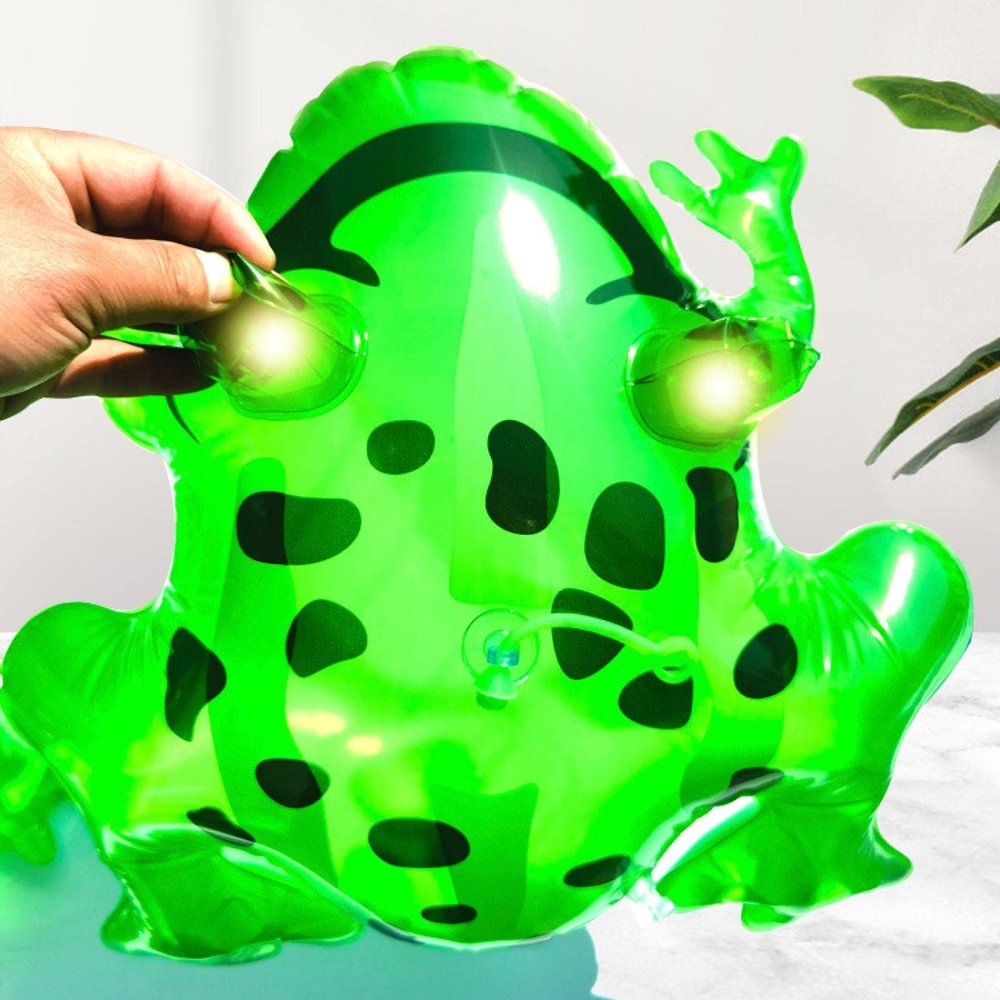 ALKANI Inflatable Frog Balloon Frog cub Pumping Toy Kids Toy Cute Frog Balloon