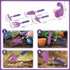 Losbenco 15 PCS Kids Gardening Tool Set for Girls Boys, Toddler Gardening Tools Set with Wheelbarrow, Flower Pot, Storage Bag, Rake, Fork, Shovel, Apron, Outdoor Garden Tool Play Set for Kids view 3