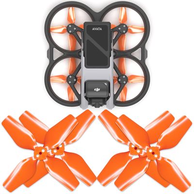 Master Airscrew 4-Blade Upgrade Propellers for DJI Avata - Orange, 4 pcs