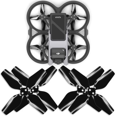 Master Airscrew 4-Blade Upgrade Propellers for DJI Avata - Black, 4 pcs