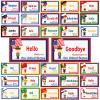 30Pcs Greetings from Around The World Cutouts Diversity Learning Languages Classroom Decorations Multicultural Languages Cutouts Supplies for Classroom School Home Decor view 1