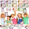 30Pcs Greetings from Around The World Cutouts Diversity Learning Languages Classroom Decorations Multicultural Languages Cutouts Supplies for Classroom School Home Decor view 4