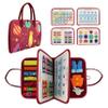 EZ Baby Busy Book for Toddlers 1-3, Montessori Busy Board for 3 Year Old, Kid Travel Busy Board for Toddlers 1+, Sensory Book, Airplane Activities Toy, Educational Motor Skills Boys and Girl 2-4, Red view 1