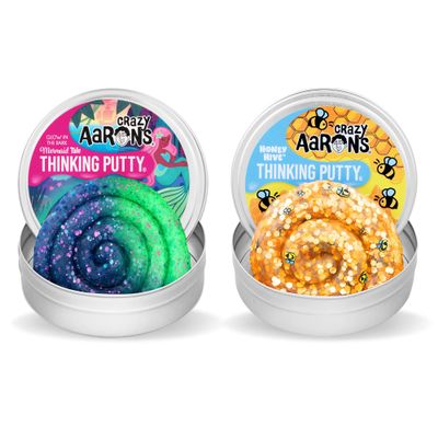 Crazy Aaron's Mermaid Tale & Honey Hive Thinking Putty Bundle