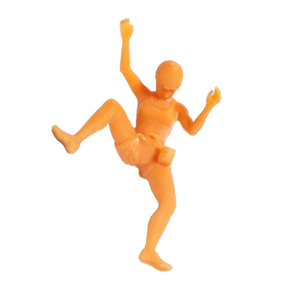 1/64 Rock Climbing Figures, Tiny People Sand Table Photo Props Dioramas Layout Desktop Ornament Model Figurines Hand Painted Model Ornaments, D