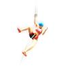 1/64 Rock Climbing Figures, Tiny People Sand Table Photo Props Dioramas Layout Desktop Ornament Model Figurines Hand Painted Model Ornaments, D view 2