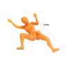 1/64 Rock Climbing Figures, Tiny People Sand Table Photo Props Dioramas Layout Desktop Ornament Model Figurines Hand Painted Model Ornaments, D view 4