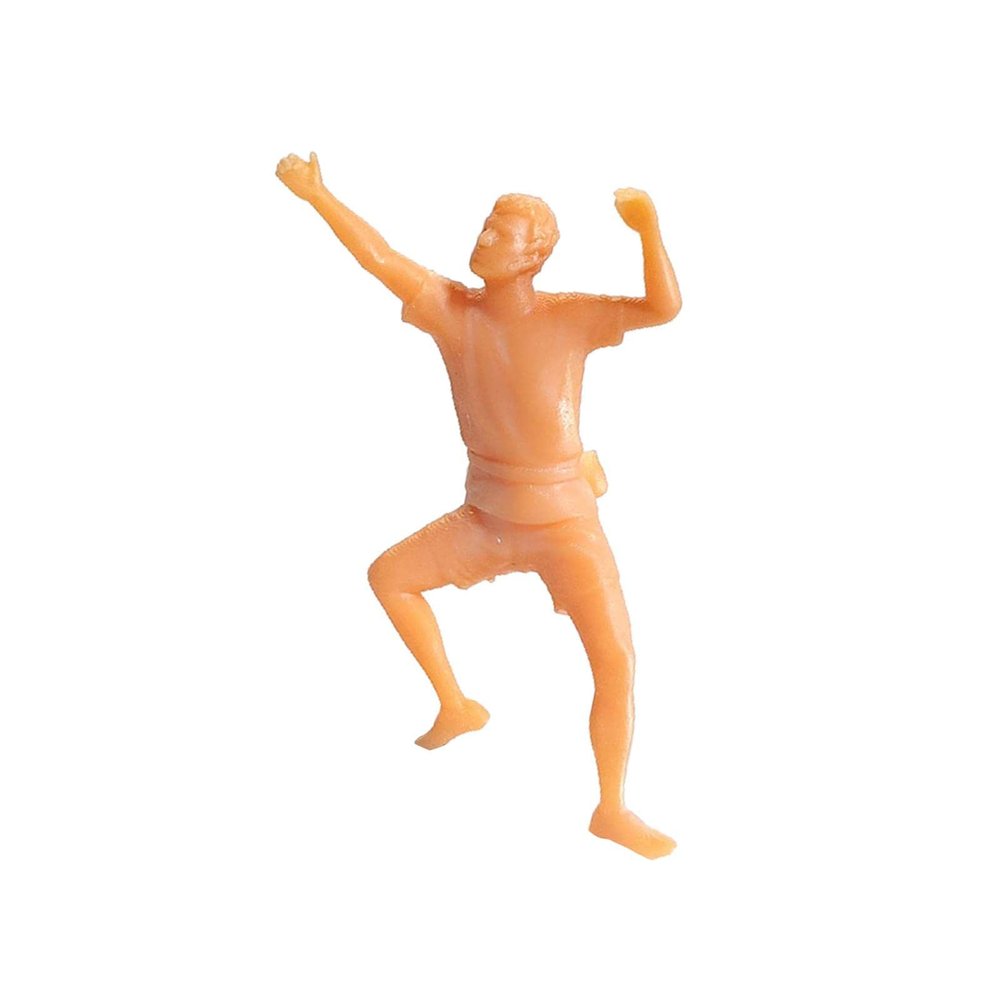 1/64 Rock Climbing Figures, Tiny People Sand Table Photo Props Dioramas Layout Desktop Ornament Model Figurines Hand Painted Model Ornaments, A