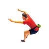 1/64 Rock Climbing Figures, Tiny People Sand Table Photo Props Dioramas Layout Desktop Ornament Model Figurines Hand Painted Model Ornaments, B view 2