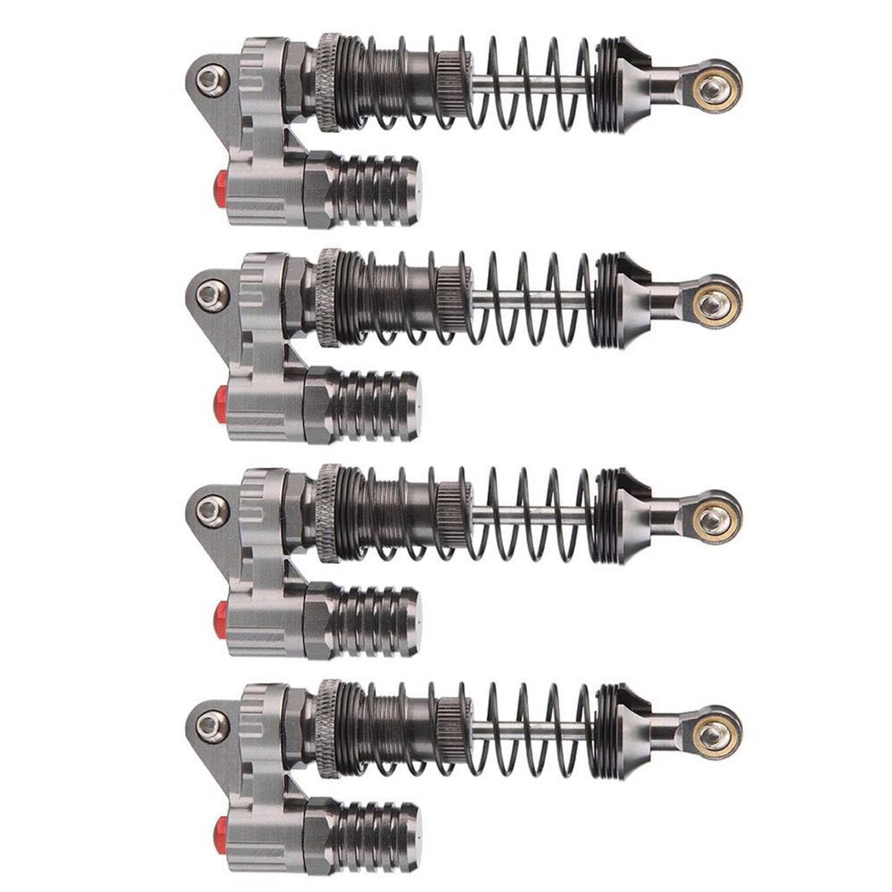 4 Pcs CNC, Absorber for SCX10 scx10.2 Shocks rc Machining Aluminum Shock scx10 3. Upgrade D90 RC Crawler Car