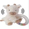 Bearington Lil' Lofty 5.5 Inch Giraffe Baby Rattle - Soft Rattles for 0-6 Months & Plush Giraffe Ring - Stuffed Animal Baby Toys - Infant Toys view 1