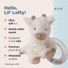 Bearington Lil' Lofty 5.5 Inch Giraffe Baby Rattle - Soft Rattles for 0-6 Months & Plush Giraffe Ring - Stuffed Animal Baby Toys - Infant Toys view 2