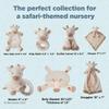 Bearington Lil' Lofty 5.5 Inch Giraffe Baby Rattle - Soft Rattles for 0-6 Months & Plush Giraffe Ring - Stuffed Animal Baby Toys - Infant Toys view 4