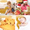 3 Packs Dino Nugget Pillow Plush, 18 inches Dinosaur Chicken Nugget Pillow Stuffed Animal Plush Toy, Dino Nugget Dinosaur Party Decoration Birthday Christmas Valentines Day Gift for Kids Boys Girls view 4