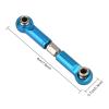 SPYMINNPOO RC Car Link Rod, RC Truck Upgrade Parts Metal Steering Linkage Rods Arm Replacement Accessory Set for 1/18 Model Car view 2