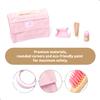 UMU Wooden Doctor Kit for Kids  18 pcs Doctor and Dentist Play Set for Toddlers with Stethoscope, Syringe, Tooth Model & More  Medical Pretend Play Toy for Girls Ages 3 4 5 6 view 2