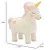 10220 Fine Ceramic Pink Fairy Unicorn Piggy Money Bank, 5-1/4" H view 4