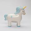 10218 Fine Ceramic Blue Unicorn Money Piggy Bank, 5-1/4" H view 2
